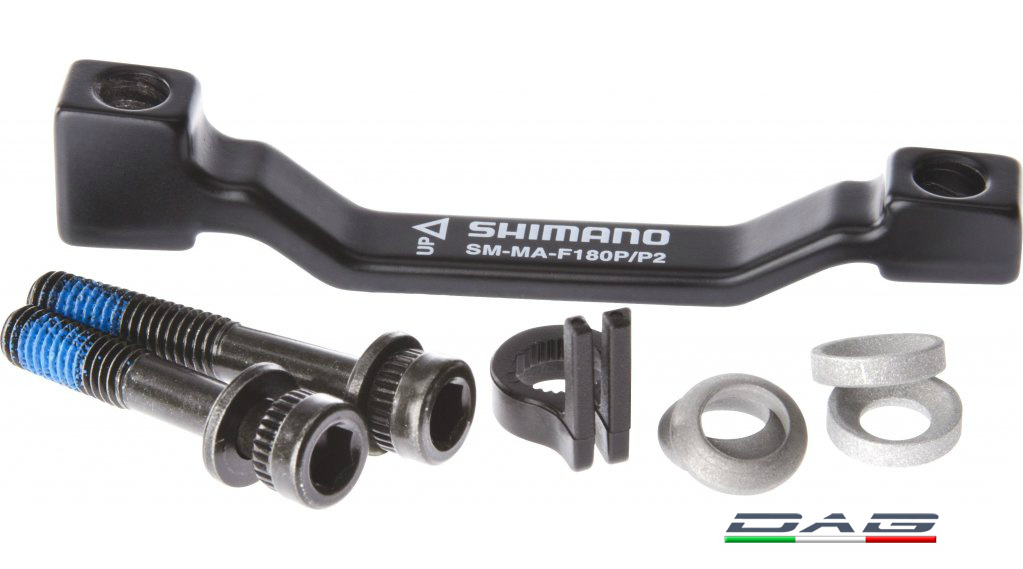 Shimano SM--MA-F180P/P2 Adattatore Freno a disco Anteriore 180mm post mount